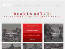 Tablet Screenshot of krach-krueger.de